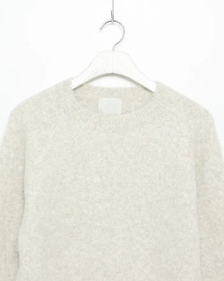 Round neck raglan knit