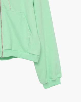 Color Point Zip Hoodie