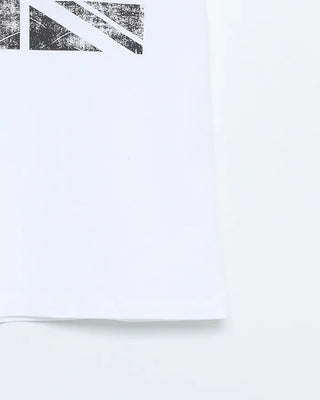 Pigmented British Semi-Cropped Half T-Shirt