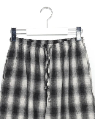 Checked Banding Pants