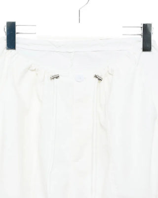 Wide-fit pants with string waistband