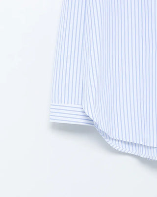 Pencil double stripe side round slit shirt