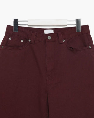 Basic Cotton Wide Pants