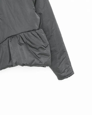 Padded Zip Peplum Jacket