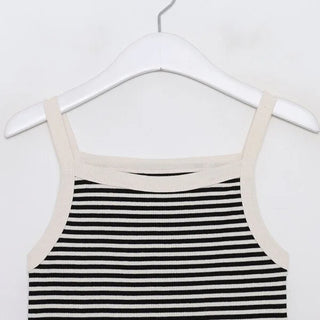 Striped ribbed camisole