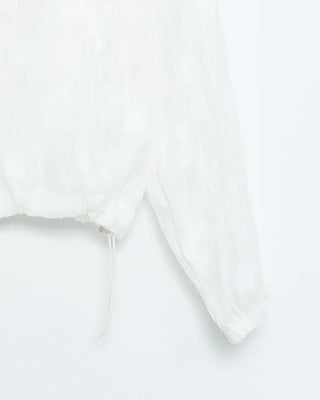 Flower Patch Jacquard Sheer Windbreaker