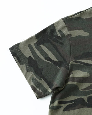 (ORIGINAL) Lettering Camo Half T-Shirt