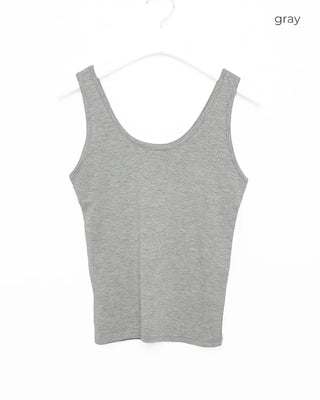 U-neck slim sleeveless dress