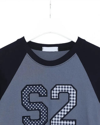 Color Block Number T-Shirt