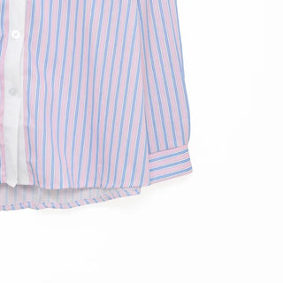 Front two-pocket striped shirt