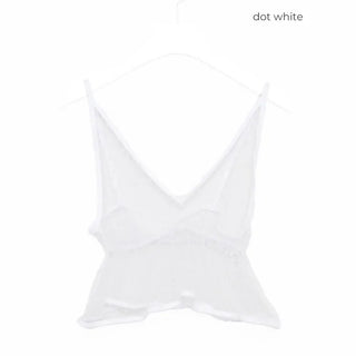 See-through bustier