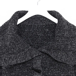 Toggle Button Turtleneck Cardigan