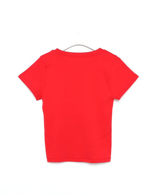 Simple French Sleeve Cropped T-Shirt
