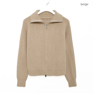 Double zip-up knit