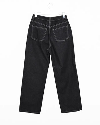 Flap Stitch Point Rigid Denim Pants