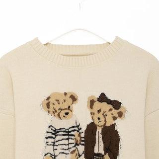 Two-Bear Round Knit