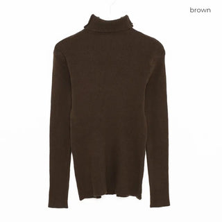 Turtleneck slim T-shirt