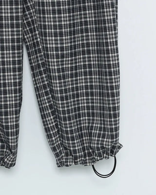 Checked Easy Wide Pants