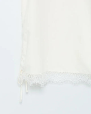 Lace-detail sleeveless dress