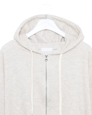 Lightweight cropped hoodie