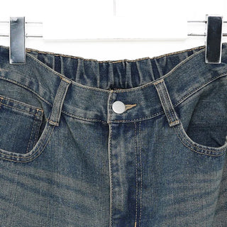 Vintage Wash Wide Denim