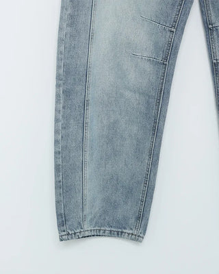 Washed Stitch Balloon Denim