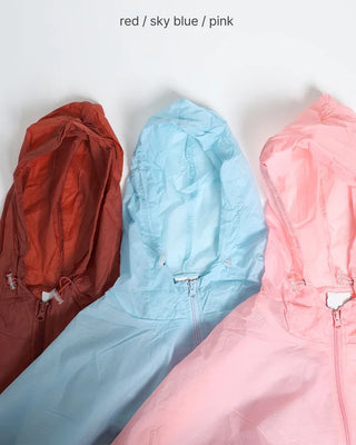 Windbreaker Hooded Zip-Up