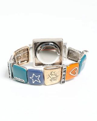 Square Star & Heart Handwatch
