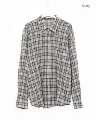 Checked soft cotton shirt
