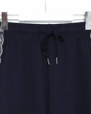Lace-line sweatpants