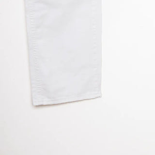 Washed cotton pants