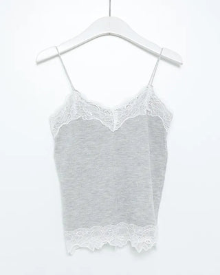 Lace-point camisole