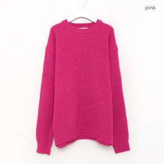 Oversized round knit