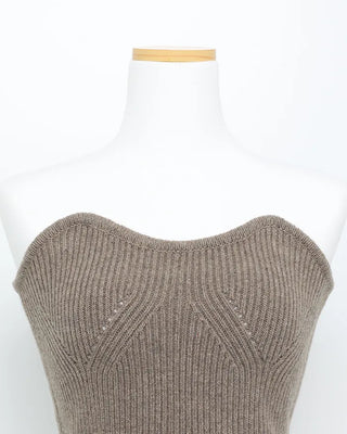Ribbed sleeveless top