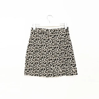 Leopard print skirt