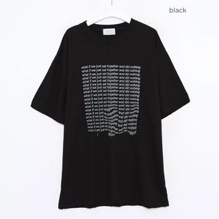 Front lettering T-shirt