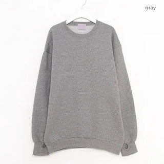 (Unisex) Hand Warmer Fleece-Lined Sweatshirt