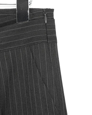 Striped string wide slacks