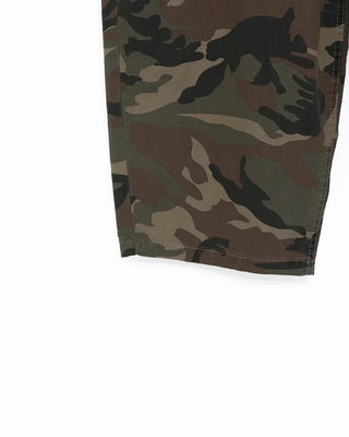 Hip pocket ring wide camouflage pants