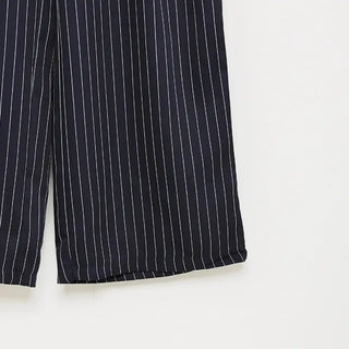Two-tone pinstripe slacks