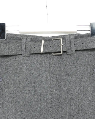 Belted mini skirt