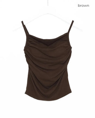 Bust drape bra top camisole