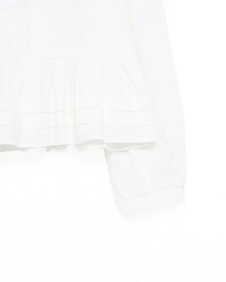 Colored frill blouse