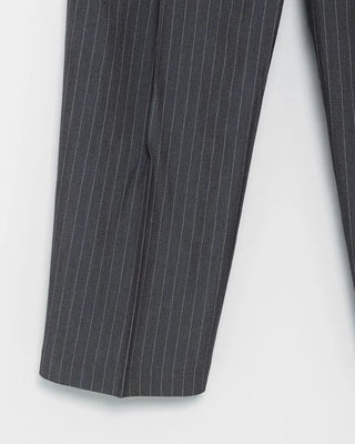 Straight-fit striped West Point slacks