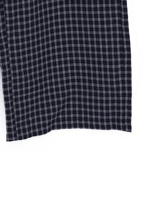 Super Wide Check Seersucker Pants