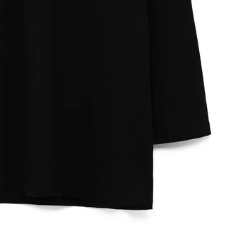 Oversized basic long-sleeved T-shirt