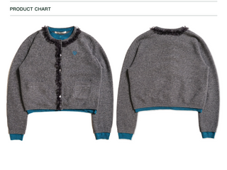 [moromoro2] Faux Two-piece Knitted Cardigan