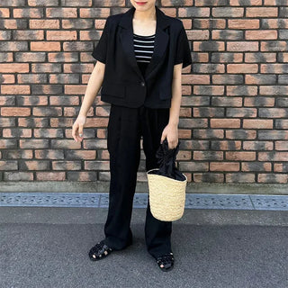 Straight slacks