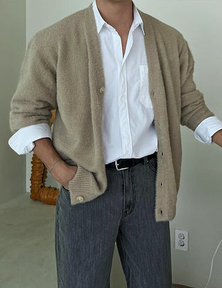 Sophie Mohair Angora Cardigan (soft fabric)