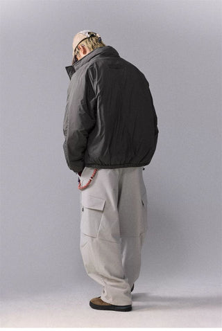 [Monterest] Water-Resistant Stand Collar Padded Jacket